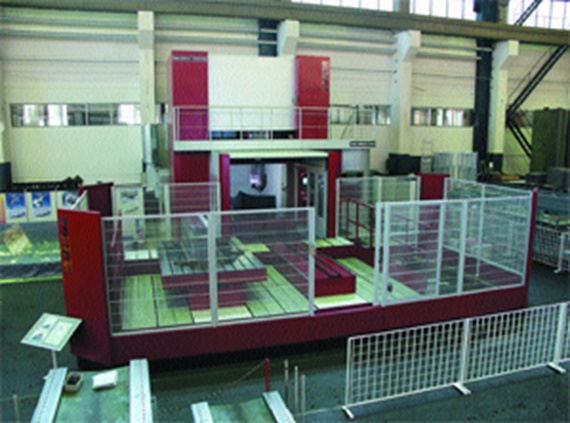 cable carrer on portal milling machine 